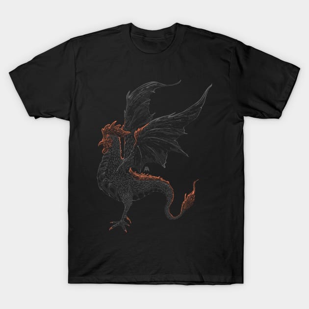 BASILISK T-Shirt by HDA (hand draw artwork)